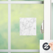 Weißer Marmor Fensteraufkleber (Zuhause)