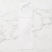 Weißer Marmor Flaschenanhänger (Rückseite)