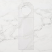 Weißer Marmor Flaschenanhänger (Rückseite)