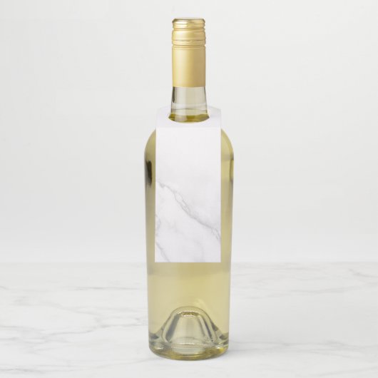 Weißer Marmor Flaschenanhänger (Auf Flasche)