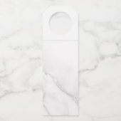 Weißer Marmor Flaschenanhänger (Rückseite)