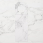 Weißer Marmor Flaschenanhänger (Rückseite)