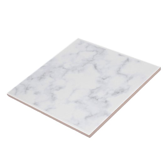 Weißer Marmor Fliese (Seite)