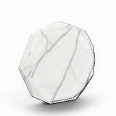 Weißer Marmor Fotoblock (Links)