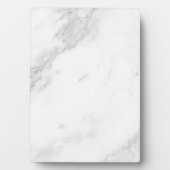 Weißer Marmor  Fotoplatte (Vorderseite)