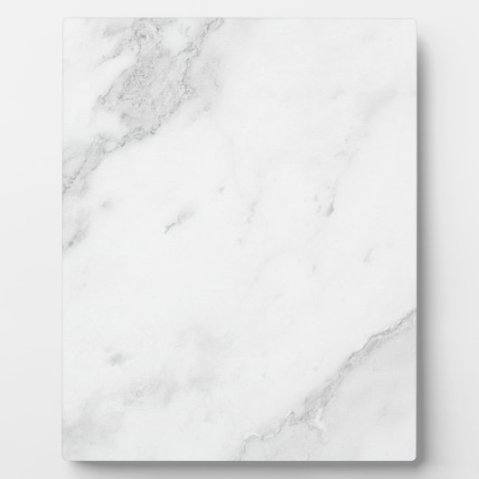 Weißer Marmor Fotoplatte (Vorderseite)