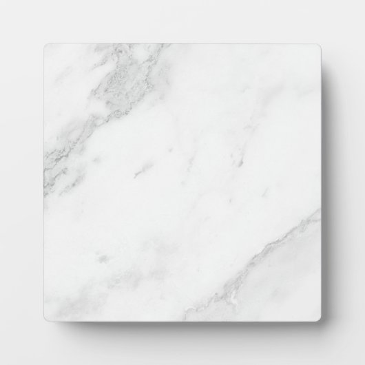 Weißer Marmor  Fotoplatte (Vorderseite)