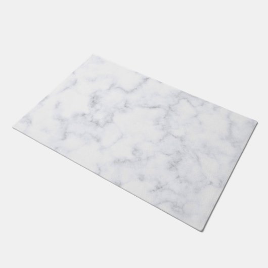 weißer marmor fußmatte (Schrägansicht)