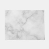 Weißer Marmor Fußmatte (Vorderseite)