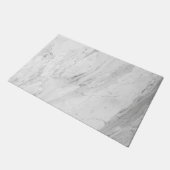Weißer Marmor Fußmatte (Schrägansicht)