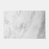 Weißer Marmor Fußmatte (Vorderseite)