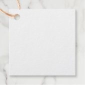 Weißer Marmor Geschenkanhänger (Vorderseite)