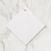 Weißer Marmor Geschenkanhänger (Rückseite)