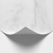 Weißer Marmor Geschenkpapier (Ecke)