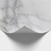 Weißer Marmor Geschenkpapier (Ecke)
