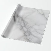 Weißer Marmor Geschenkpapier (Ungerollt)