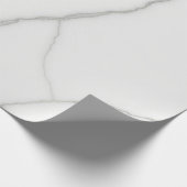 Weißer Marmor Geschenkpapier (Ecke)