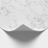Weißer Marmor Geschenkpapier (Ecke)