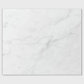 Weißer Marmor Geschenkpapier (Flach)