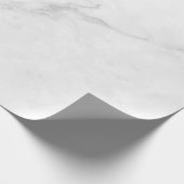 Weißer Marmor Geschenkpapier (Ecke)