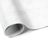 Weißer Marmor Geschenkpapier (Rolleneckpunkt)