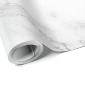 Weißer Marmor Geschenkpapier (Rolleneckpunkt)