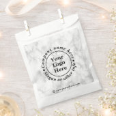 Weißer Marmor Geschenktütchen (Ausgeschnitten)