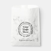 Weißer Marmor Geschenktütchen (Vorderseite)