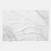 Weißer Marmor  Geschirrtuch (Horizontal)