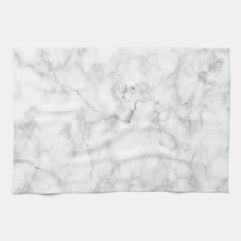 Weißer Marmor Geschirrtuch