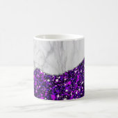 Weißer Marmor Gilded Black Agate Kaffeetasse (Mittel)