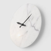 Weißer Marmor Große Wanduhr (Winkel)