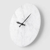 Weißer Marmor Große Wanduhr (Winkel)