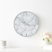 weißer marmor große wanduhr (Zuhause)