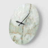 Weißer Marmor Große Wanduhr (Winkel)