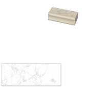 Weißer Marmor Gummistempel (Stempel)