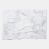 Weißer Marmor Handtuch (Horizontal)
