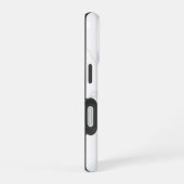 Weißer Marmor iPhone 16 Hülle (Rechte Seite)