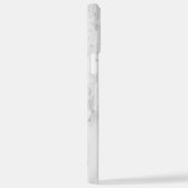 Weißer Marmor iPhone Hülle (Rechte Seite)