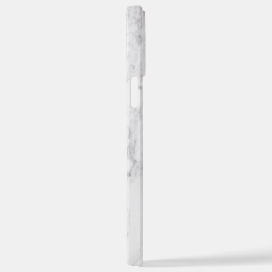 Weißer Marmor iPhone Hülle (Rechte Seite)