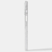 Weißer Marmor iPhone Hülle (Linke Seite)
