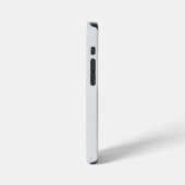 Weißer Marmor iPhone Hülle (Linke Seite)