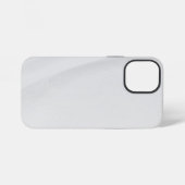 Weißer Marmor iPhone Hülle (Rückseite (Horizontal))