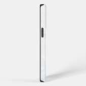 Weißer Marmor iPhone Hülle (Rechte Seite)