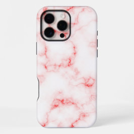 Weißer Marmor iPhone 16 Pro Max Hülle