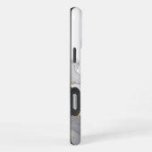 Weißer Marmor iPhone Hülle (Rechte Seite)
