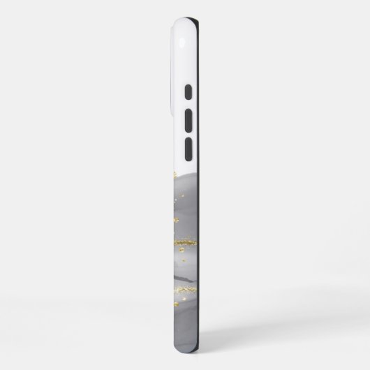 Weißer Marmor iPhone Hülle (Linke Seite)