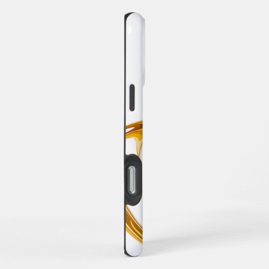 Weißer Marmor iPhone Hülle (Rechte Seite)