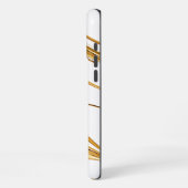 Weißer Marmor iPhone Hülle (Linke Seite)