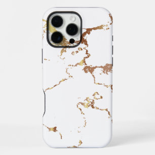 Weißer Marmor iPhone 16 Pro Max Hülle